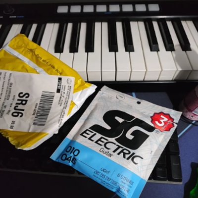 Kit 3 Encordoamentos para Guitarra 010 SG Strings Níquel Elétrica